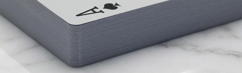 M27 Soft Linen card stock with blue core (linen finish)