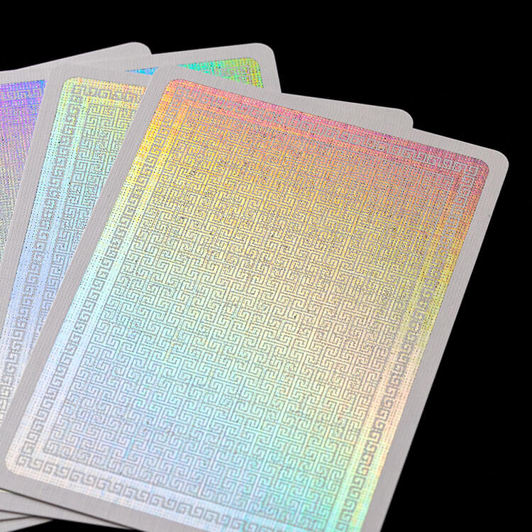 Spot holographic cold foil