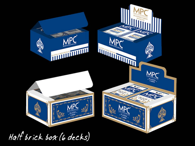 Half brick box (6 decks)