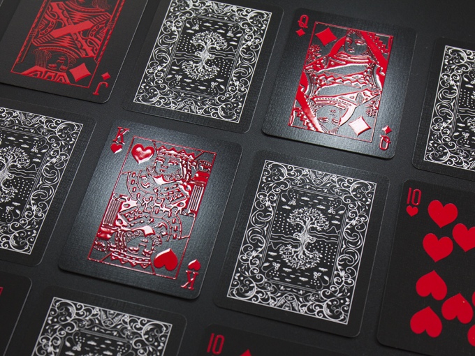 The MPC Impressions Cardinal Ed. playing cards