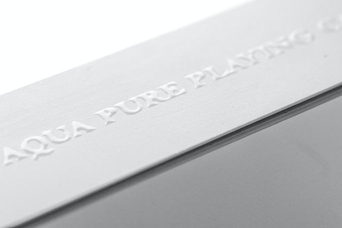 MPC Aqua 100% Pure White Plastic Playing Cards