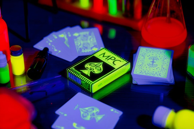 Fluorescent playing cards by MPC