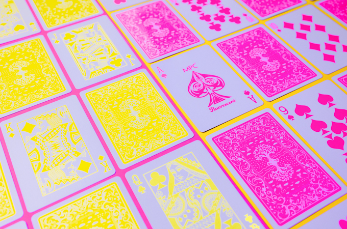 Fluorescent Playing Cards