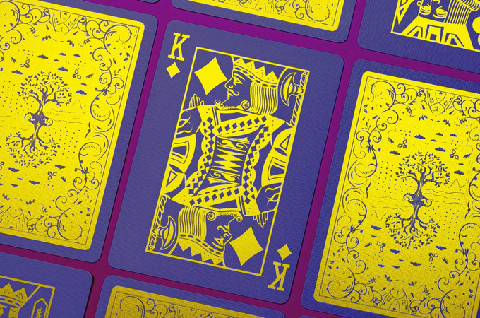 Fluorescent Playing Cards