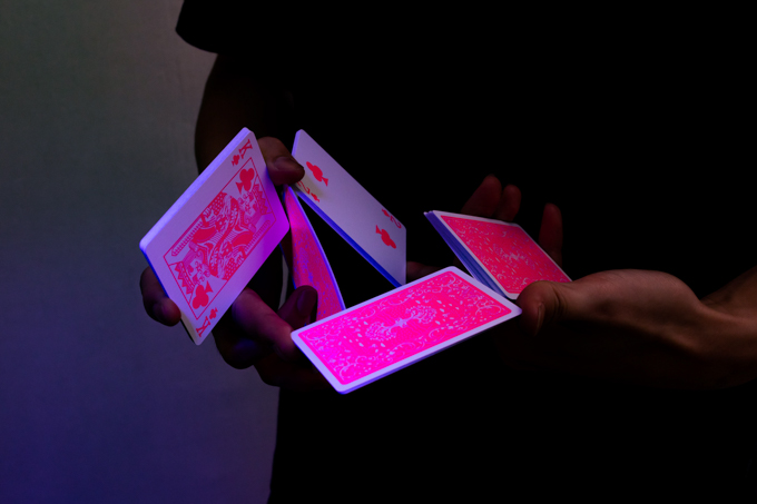 Fluorescent Playing Cards