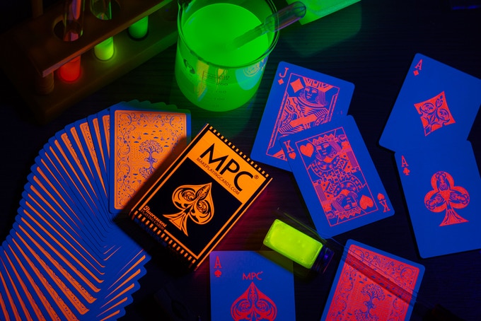 Fluorescent Playing Cards