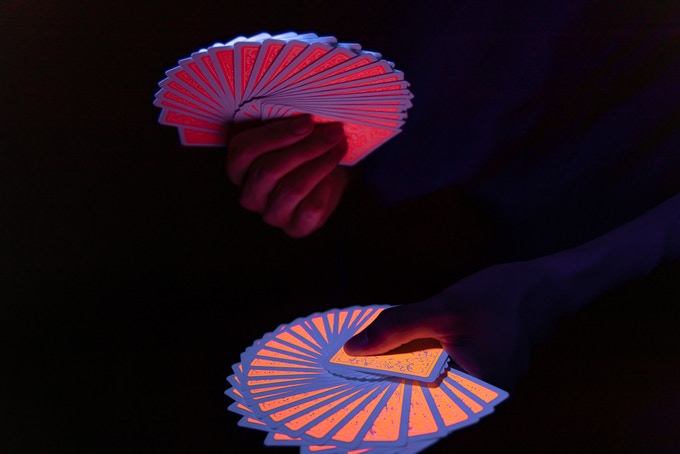 Fluorescent Playing Cards