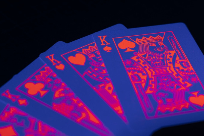 Fluorescent Playing Cards