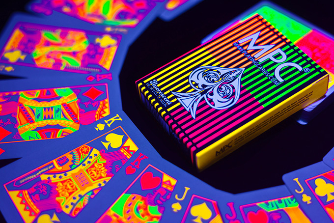 Fluorescent Quad Playing Cards