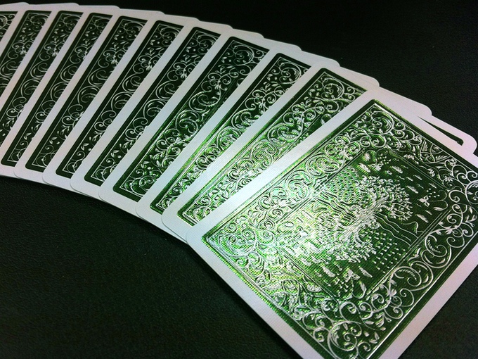 Green Foil back deck