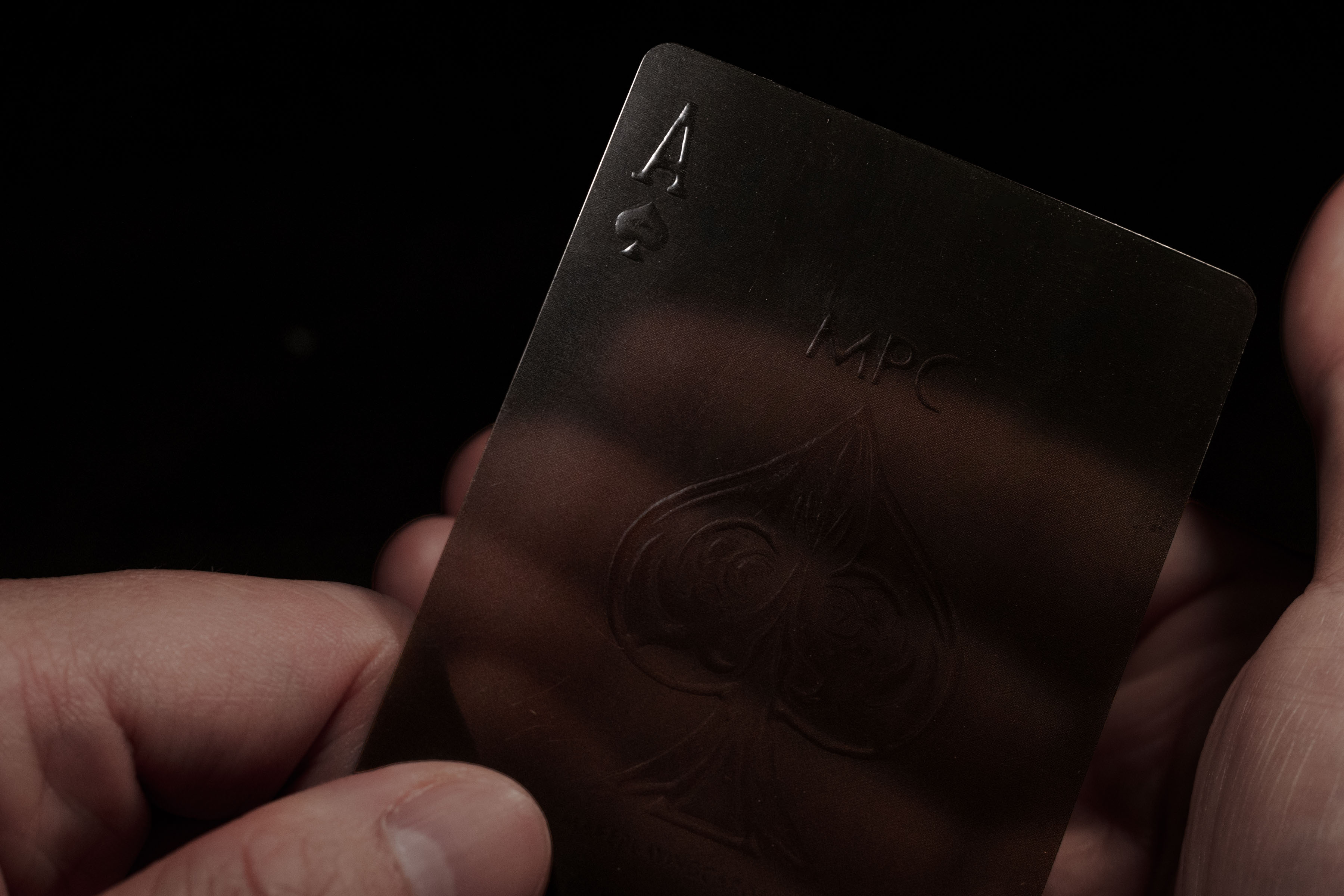 Aqua Black Invisible Playing Cards