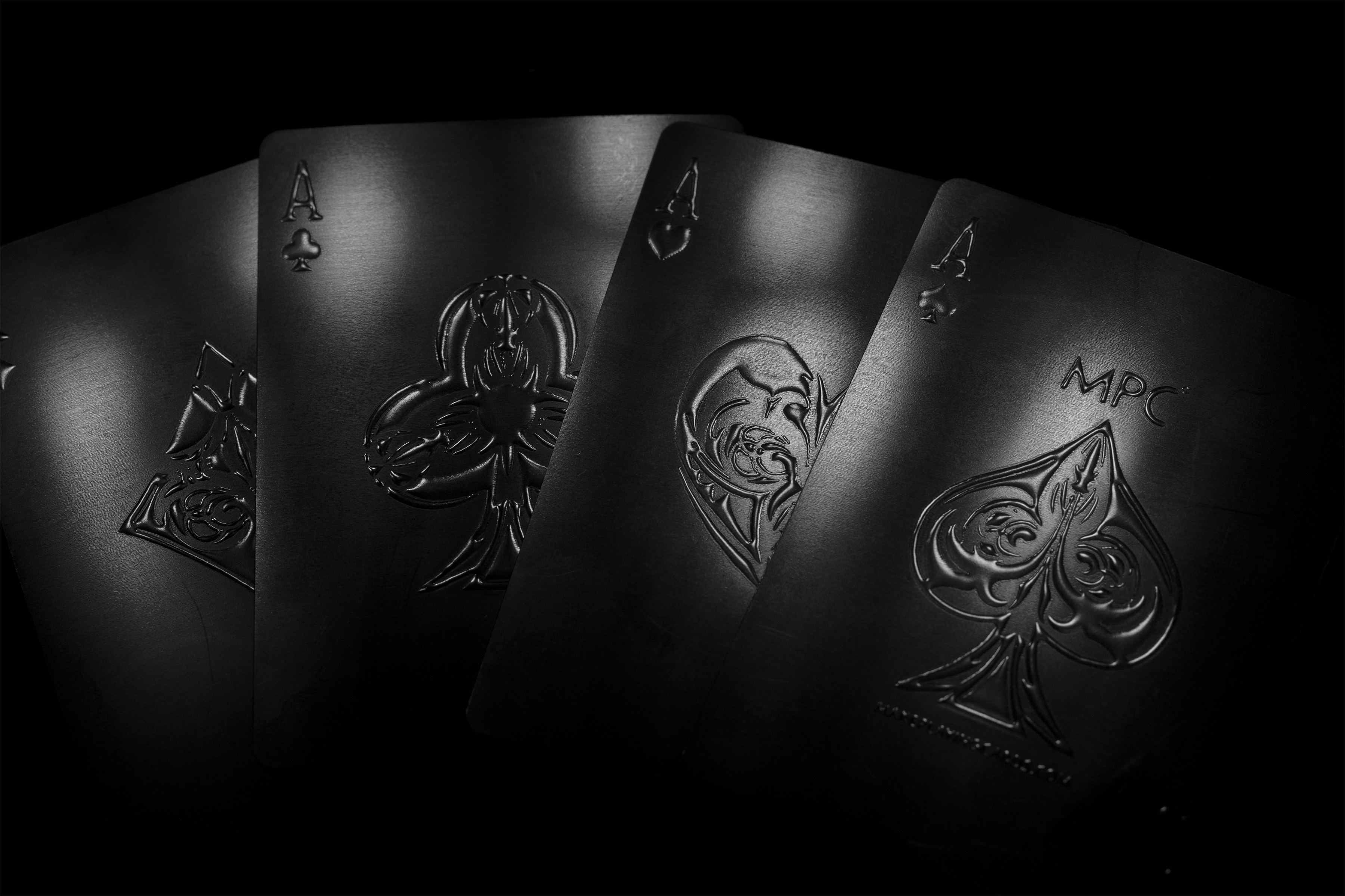 Aqua Black Invisible Playing Cards