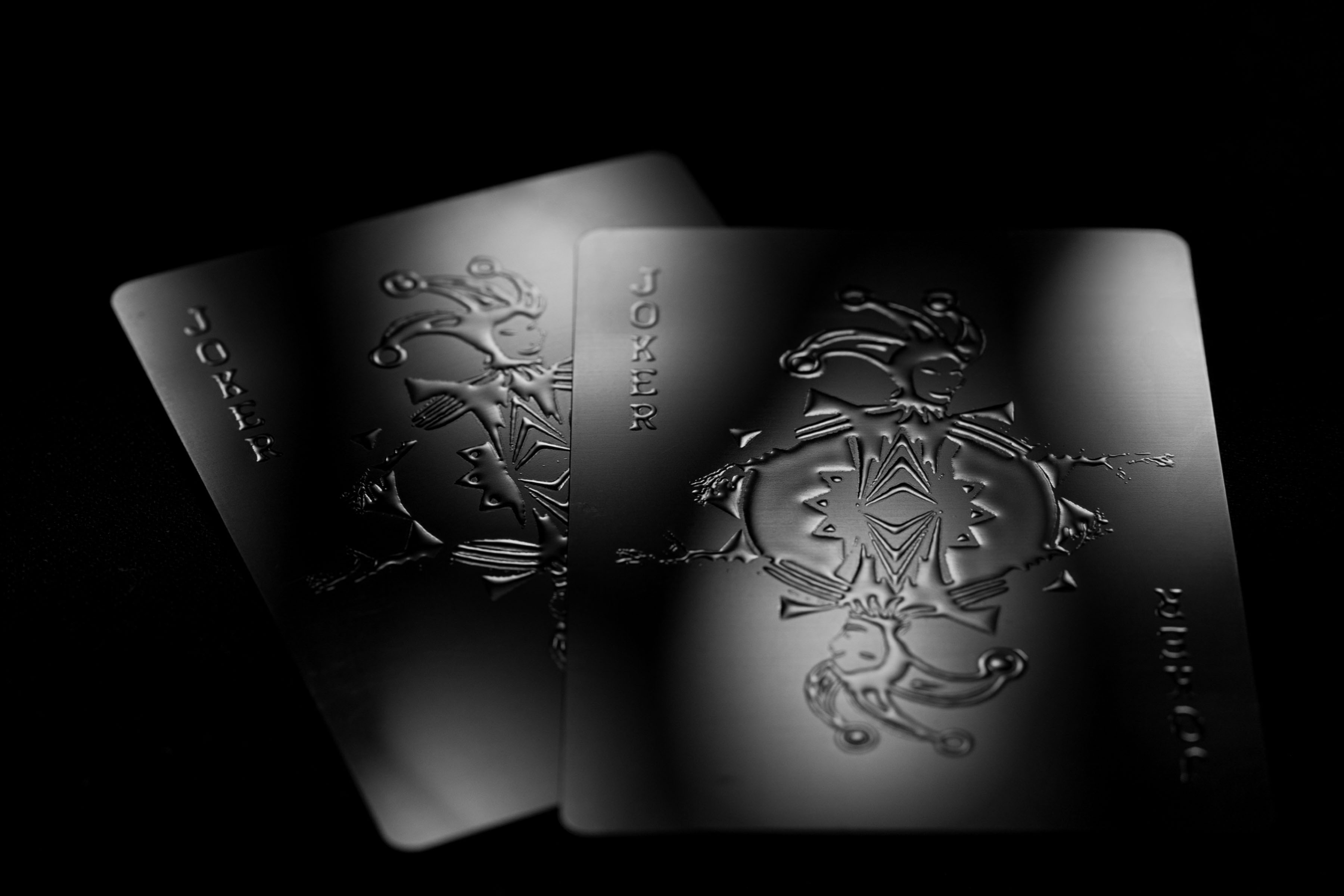 Aqua Black Invisible Playing Cards