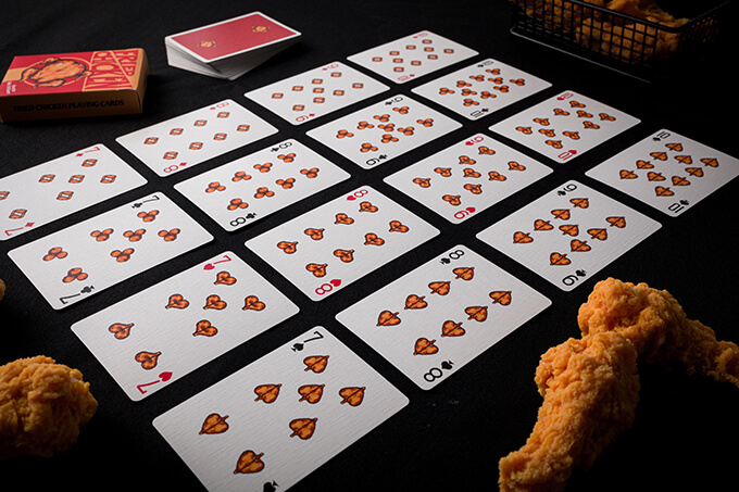 Fried Chicken Scented Playing Cards