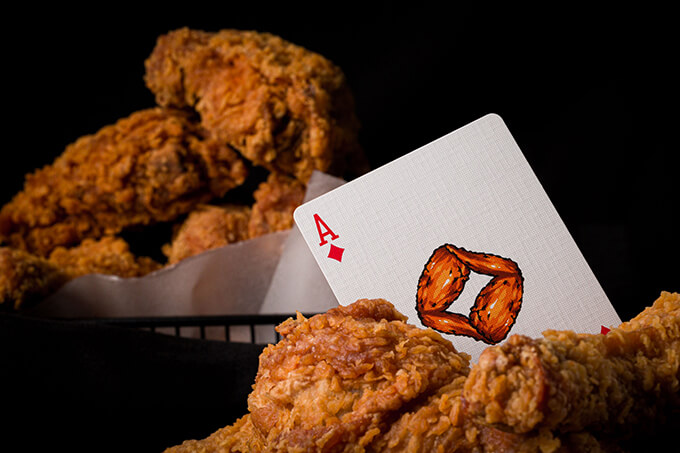 Fried Chicken Scented Playing Cards