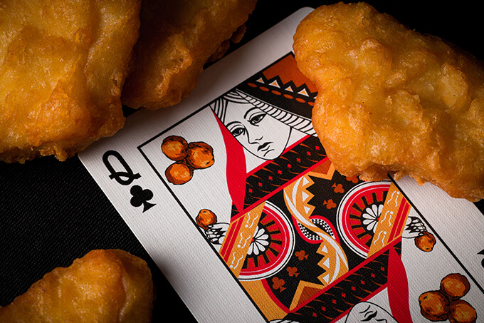 Fried Chicken Scented Playing Cards