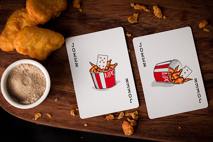 Fried Chicken Scented Playing Cards