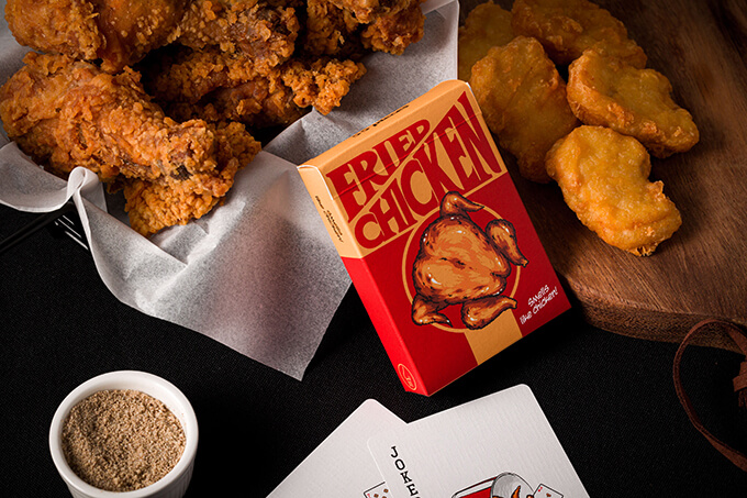 Fried Chicken Scented Playing Cards