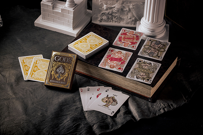 Gods Playing Cards