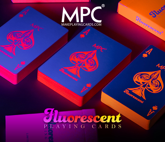 Fluorescent Squared Playing Cards