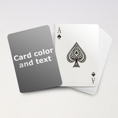 personalize playing cards