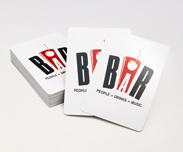 bar playing cards