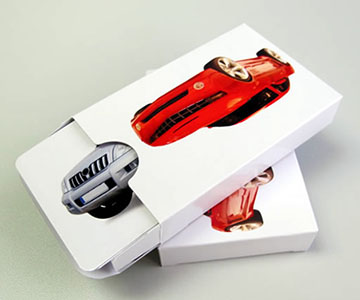 photo playing card box